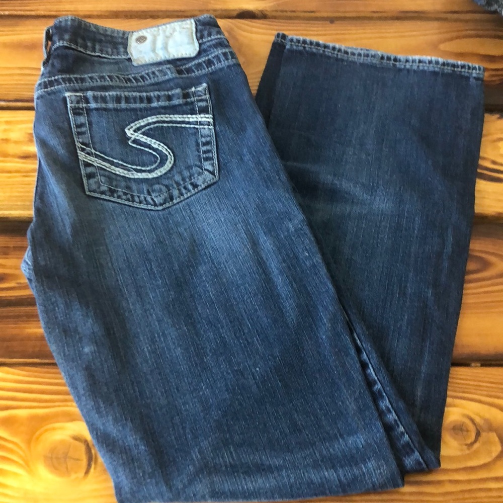 Silver Bootcut Jeans